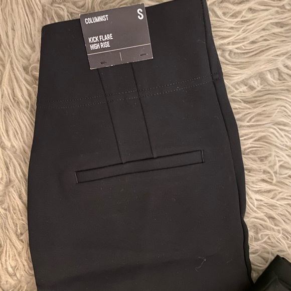 Express Pants - Black Kick Flare High Rise Pants